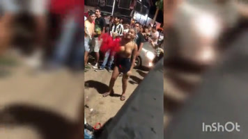 Tetona desnuda en el Carnaval Vegano